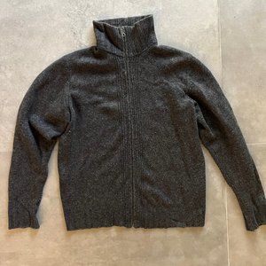 Diesel Zip Up Turtleneck Sweater